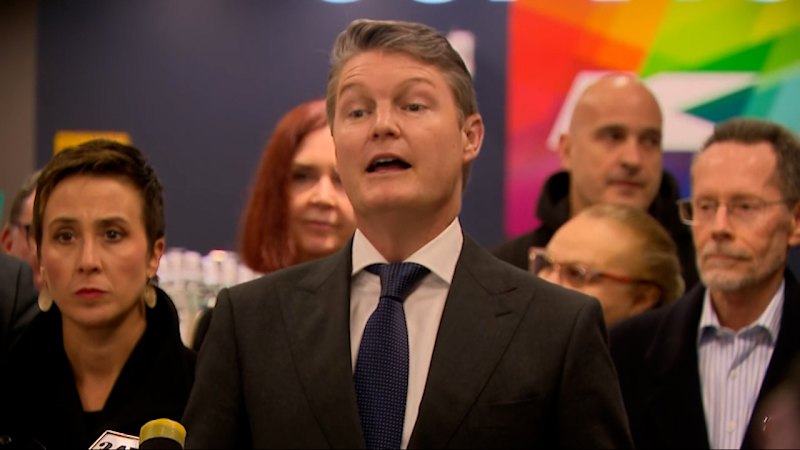 Victorian Premier Ben Carroll holds press conference on first full day in the job.