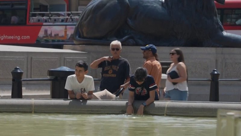 Parts of Europe and UK swelter through 40 degree days