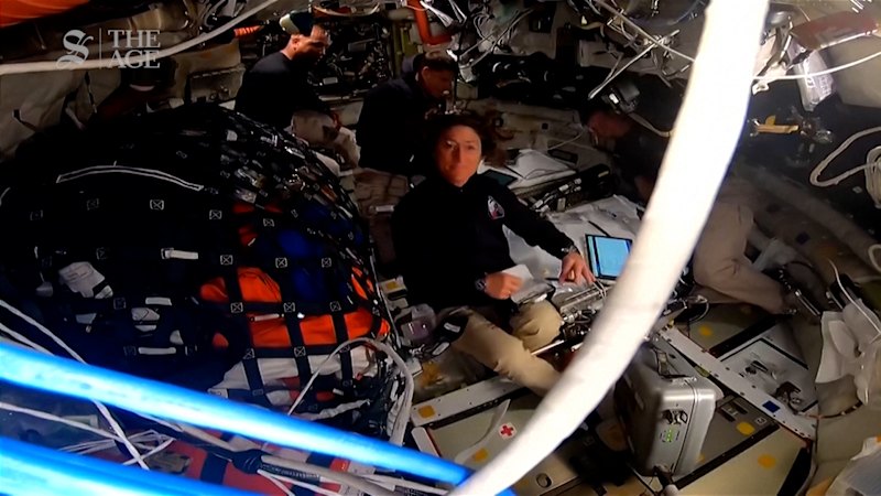 The moment the Artemis mission broke the record for furthest distance travelled from Earth