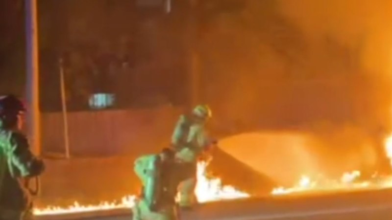 Police probe burnt-out car as search for missing grandfather continues