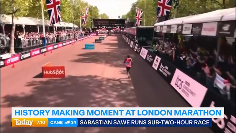 Super Sab: Kenyan runs first official sub-two-hour marathon