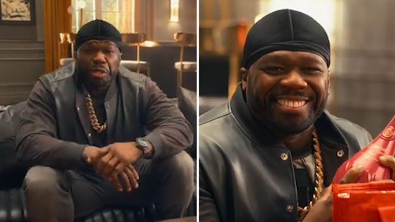 50 Cent ‘delivers beef’ in Super Bowl ad