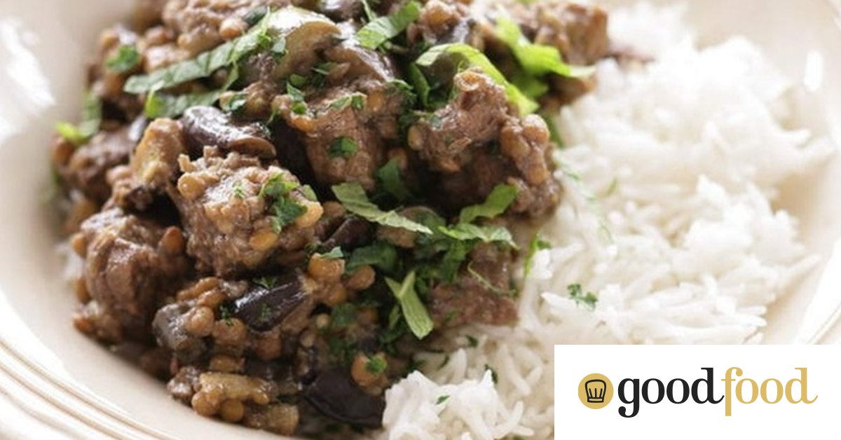 Lamb and eggplant khoresh