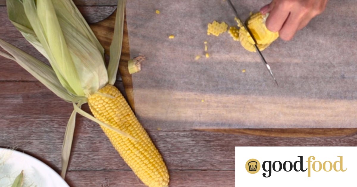 How to cut corn from the cob