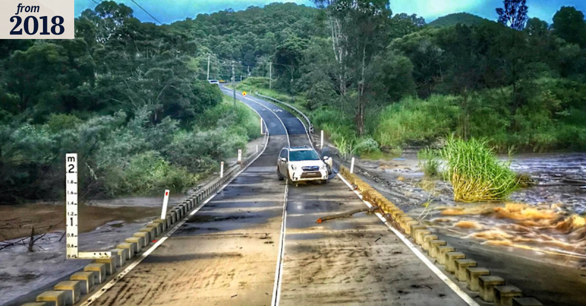 Drivers pulled from floods as storms lash south-east Queensland