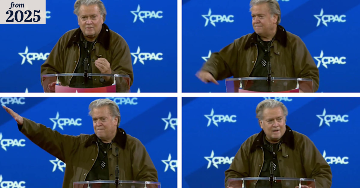 Bannon's 'Nazi salute' at CPAC