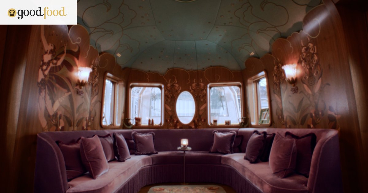 Inside the Catherine Martin/Baz Luhrmann-designed Celia suite on the Belmond Pullman