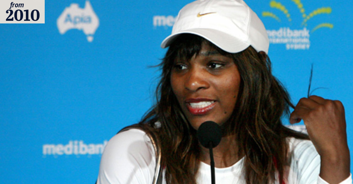 Travel-weary Serena swears she's moved on