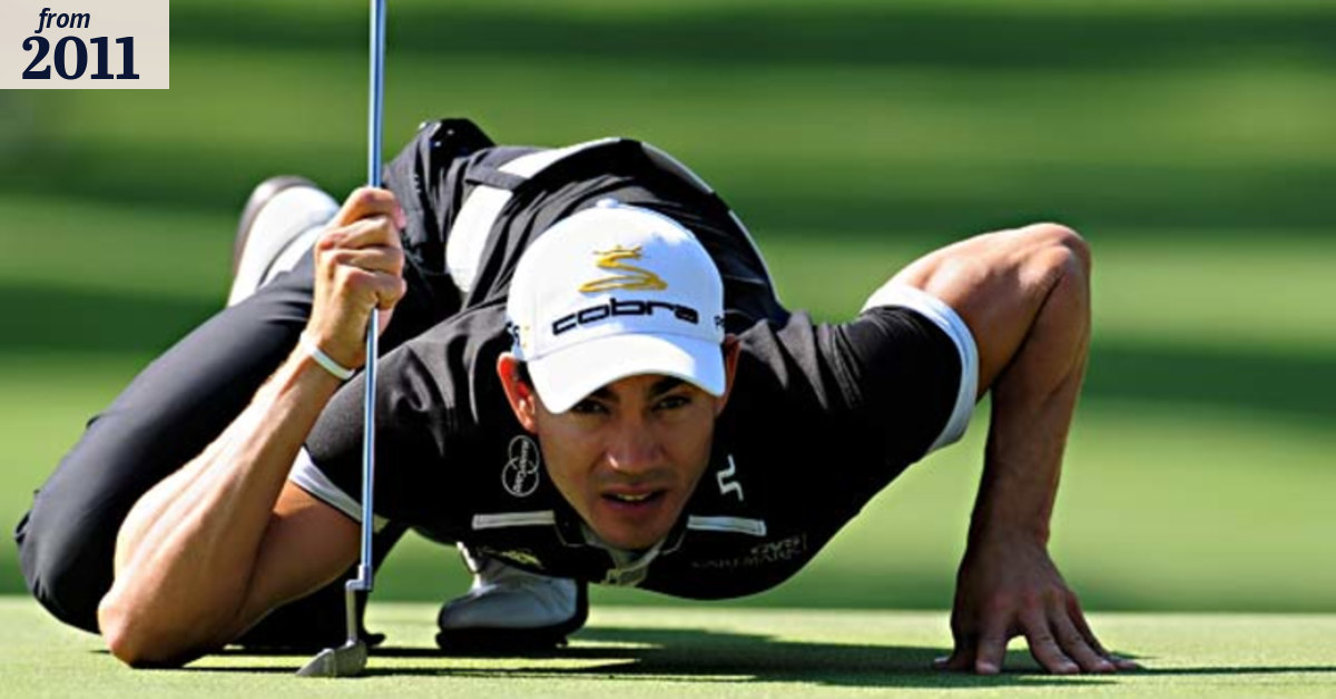 How to line up a putt