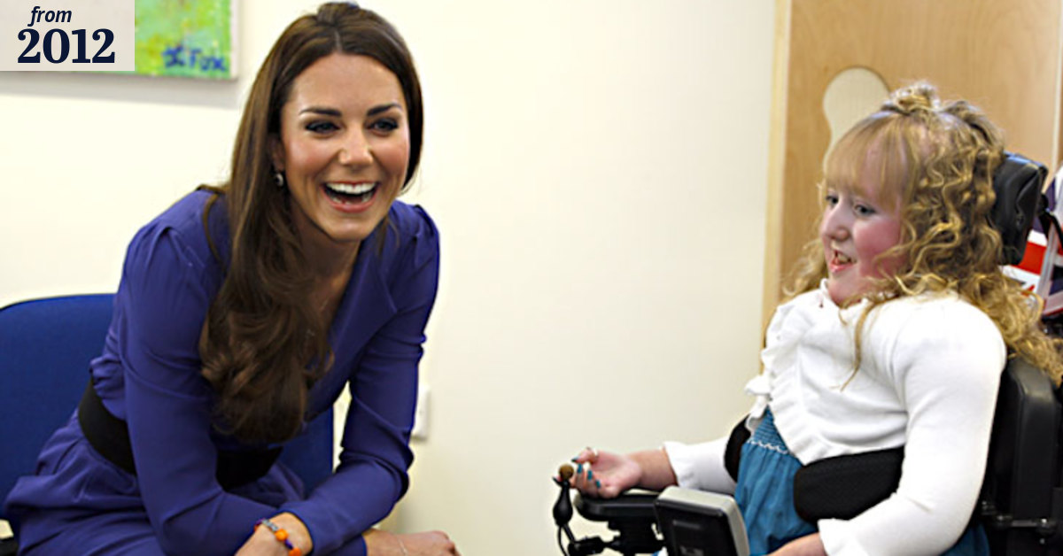 Kate makes first public speech