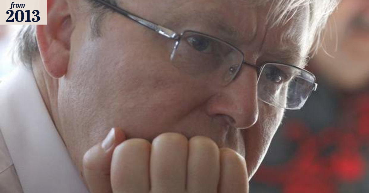 Rudd fails to rally voters in his home state