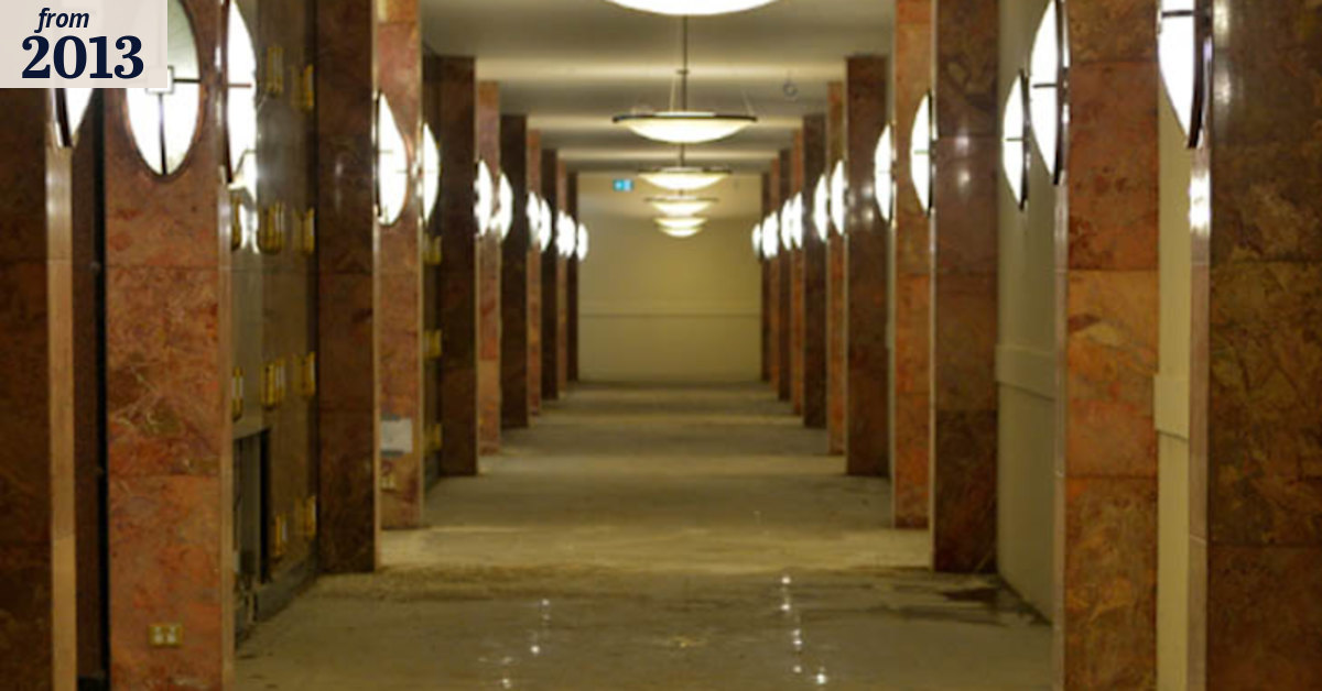Leaking crypts and terrible smells at Preston mausoleum