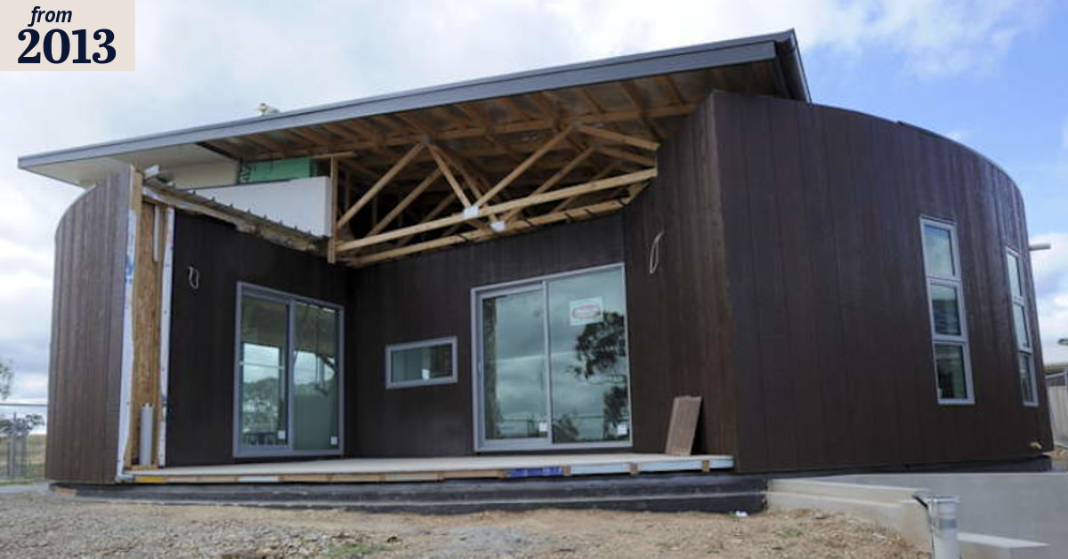 Inside Crace's revolving house