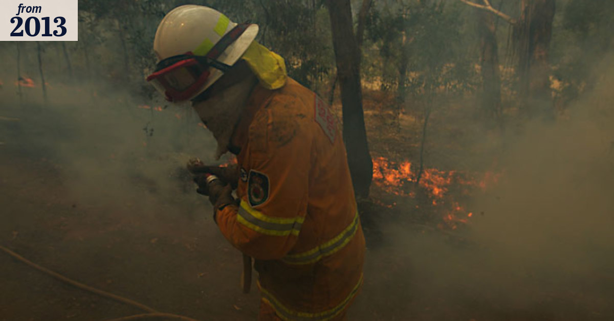Howes Swamp fire