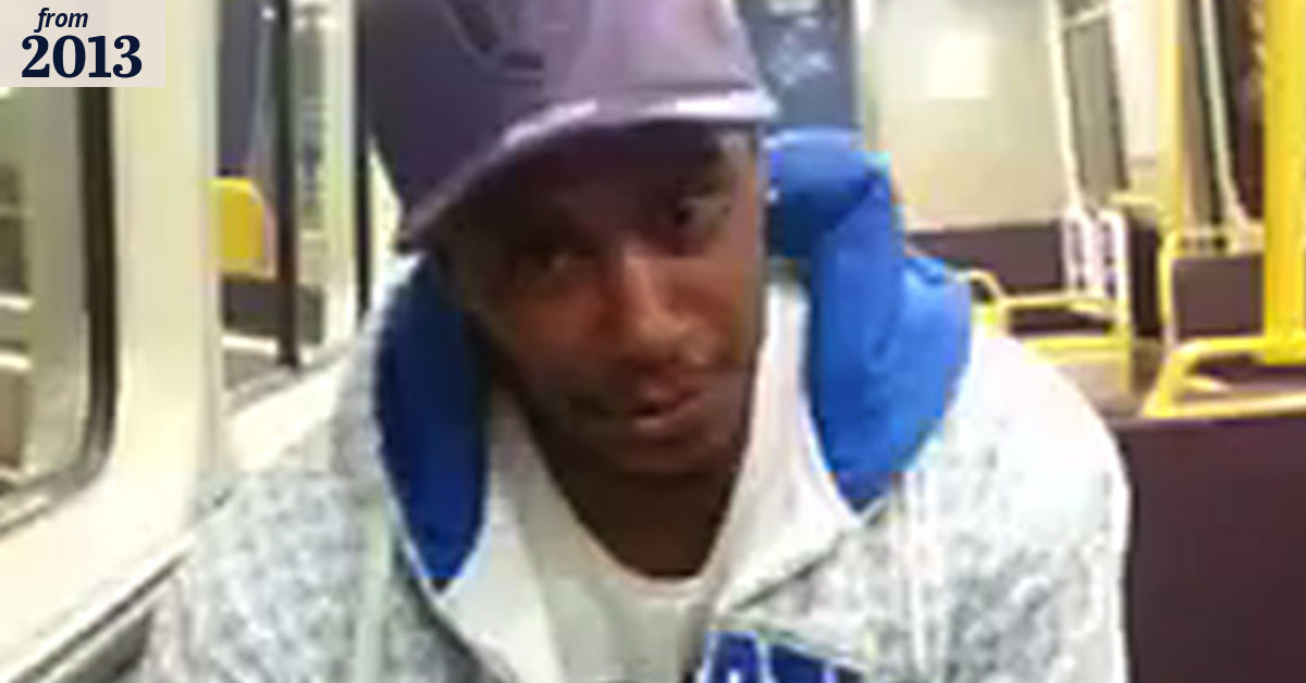 Train rapper goes viral