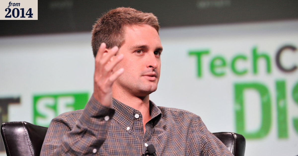 Snapchat CEO Evan Spiegel reveals why he rejected $3 billion Facebook deal