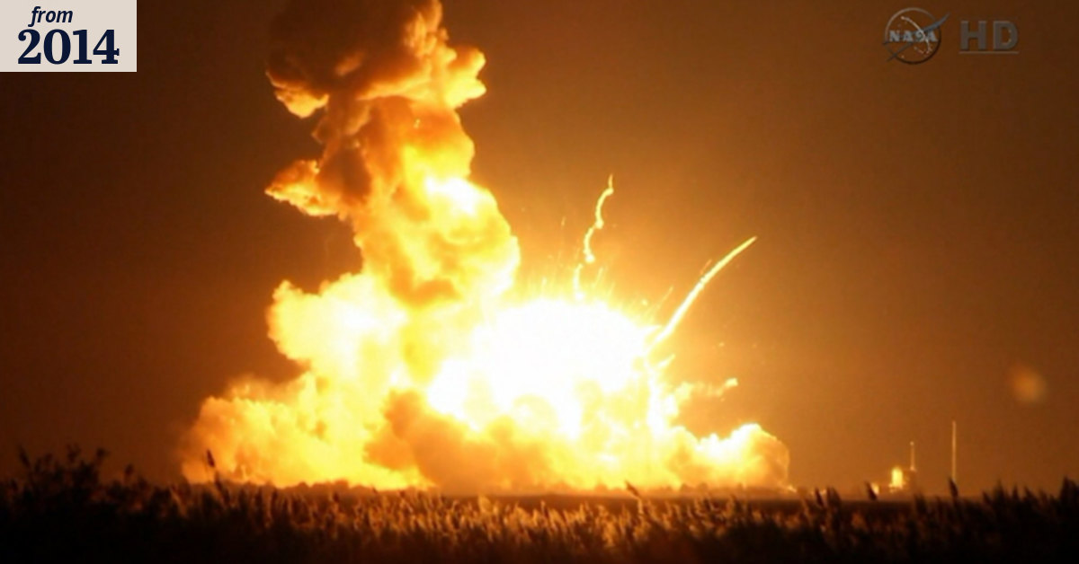 Orbital Sciences blames rocket engine failure for explosion