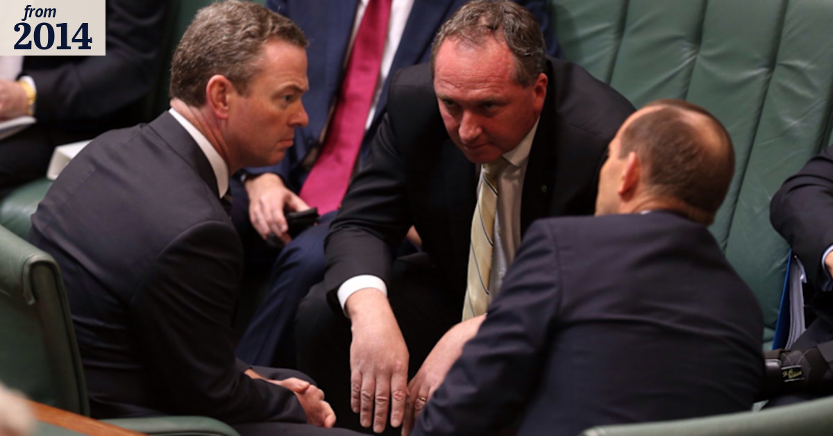 Barnaby Joyce has Hansard changed back after being caught out over correction