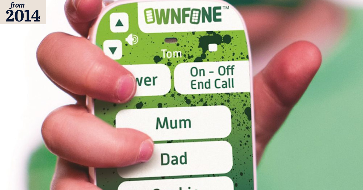 OwnFone: phone without texting, camera or internet pitches to parents