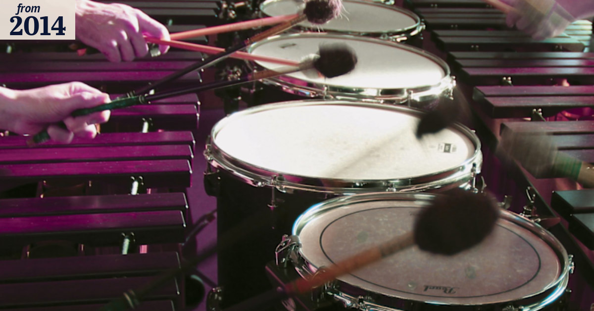 Beating out percussion's history