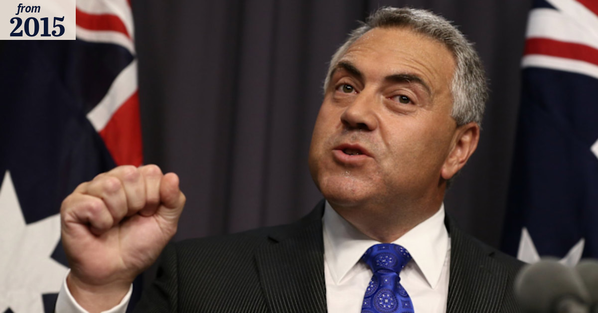 Joe Hockey breaches Charter of Budget Honesty