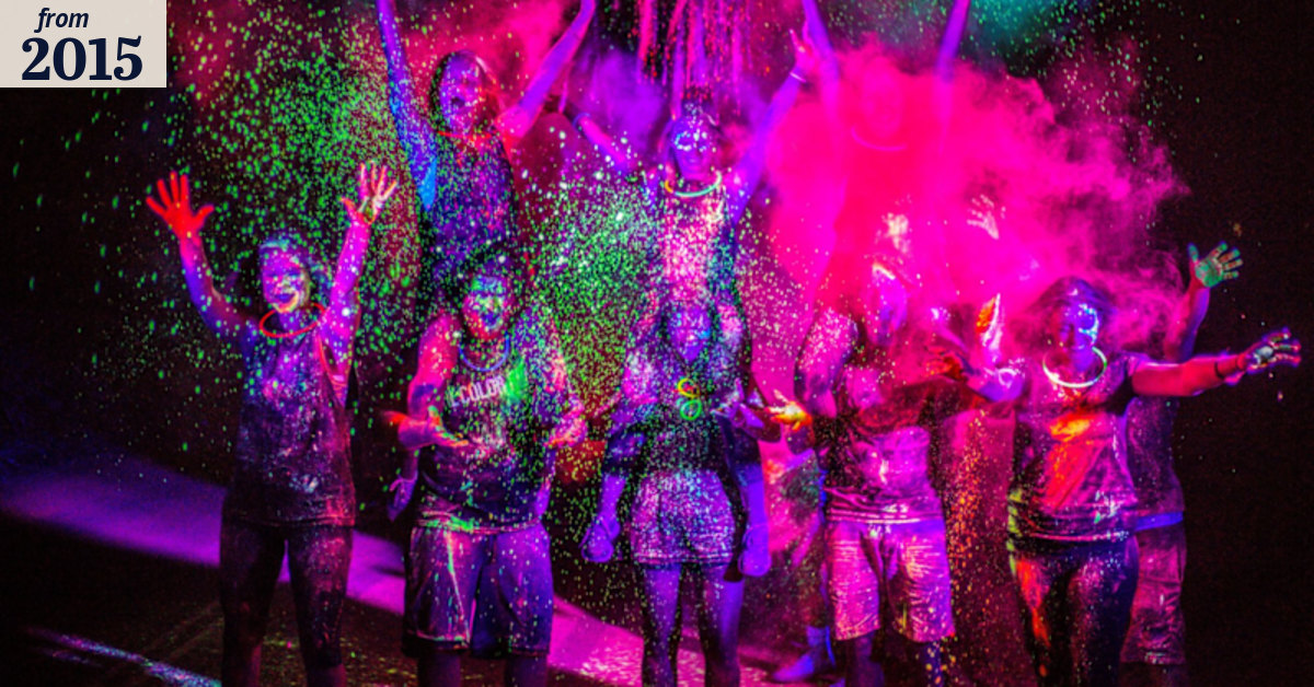 The Color Run Night takes over city streets