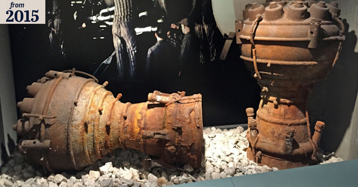 Geek Pilgrimage: V2 rocket engine - Deutsches Technikmuseum Berlin