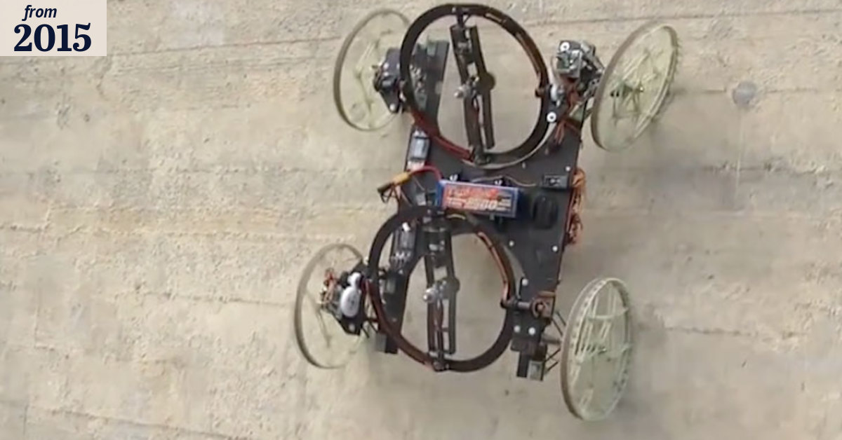 Disney's new 'spider-drone' can climb up walls