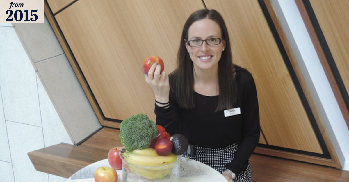 Dietitian loves to improve patients' health