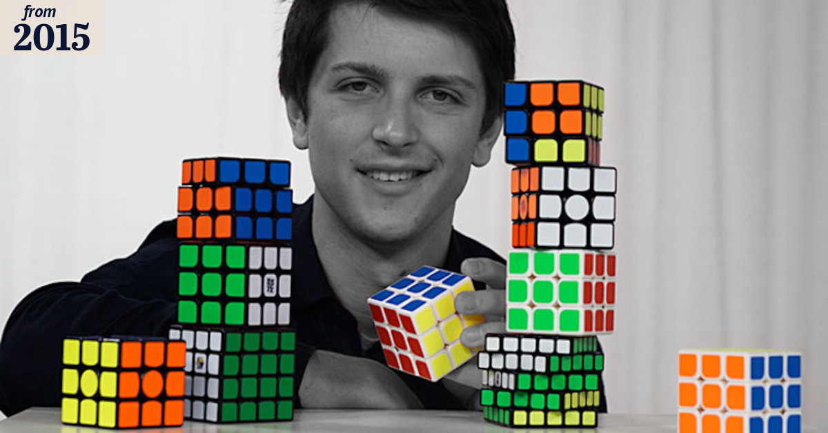 Australia's world-beating Rubik's Cube champion