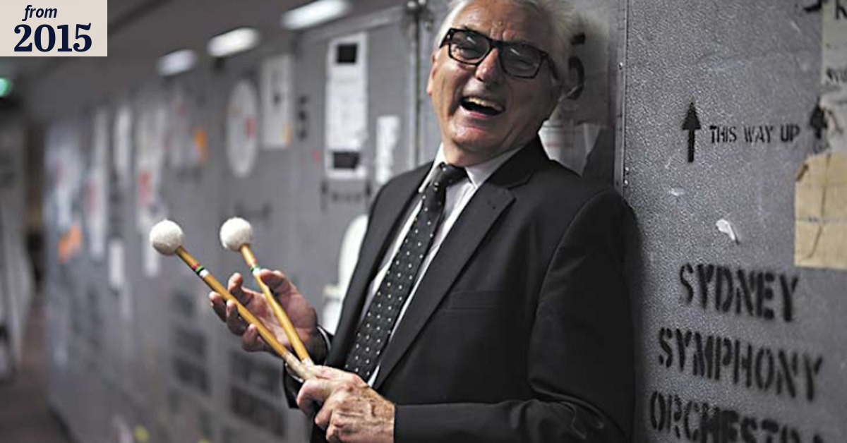 Timpanist celebrates 40 years with SSO