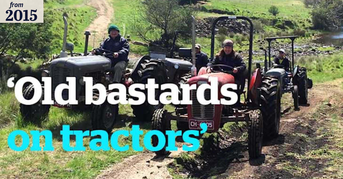 'Old bastards on tractors' getting away