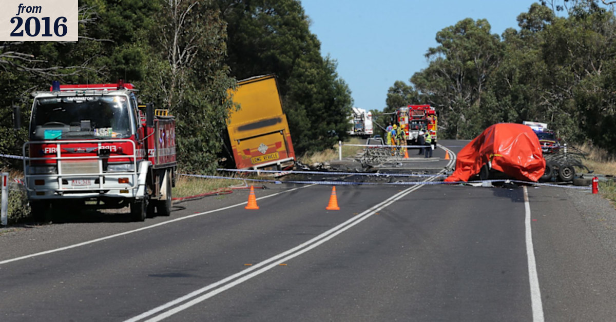 Truck driver presumed dead in fiery fatal crash found alive