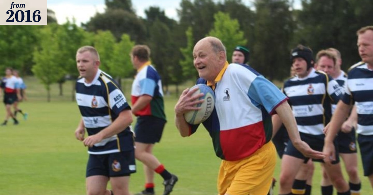 ACT Veterans rugby mourn loss of the club's oldest player, Ian Wells