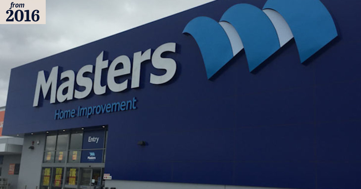 Masters store closing down sale