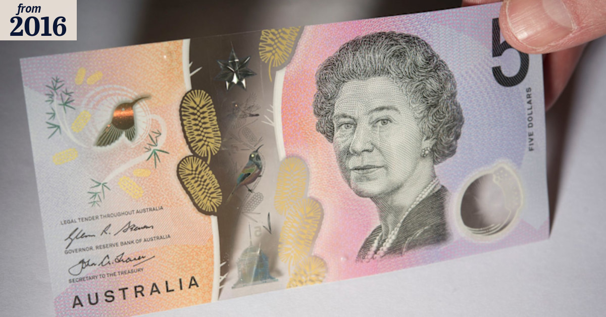 Snack and gambling machines are rejecting the new $5 note