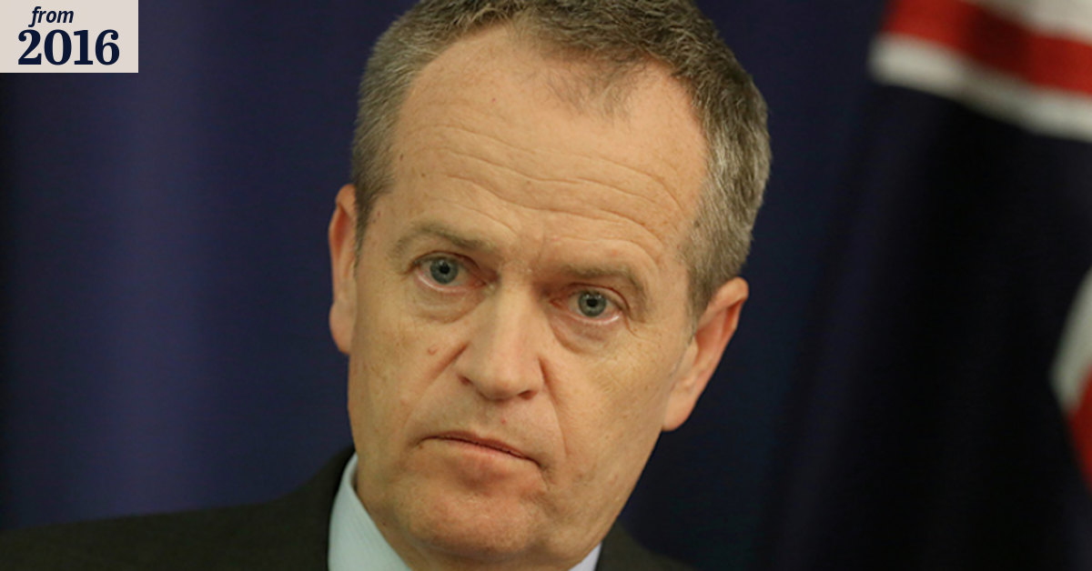 Shorten grilled at press conference