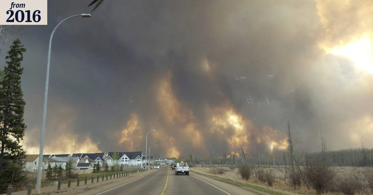 Canadian wildfire forces evacuation order for entire city