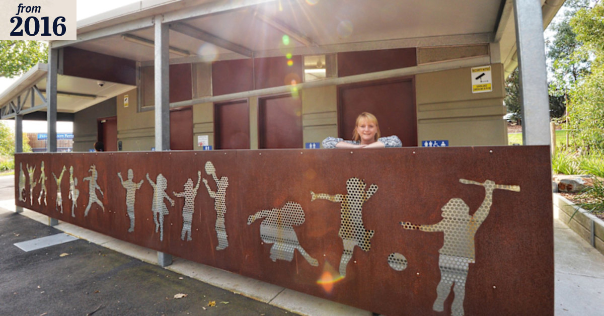 Australia's best toilet: Ringwood flushed with success