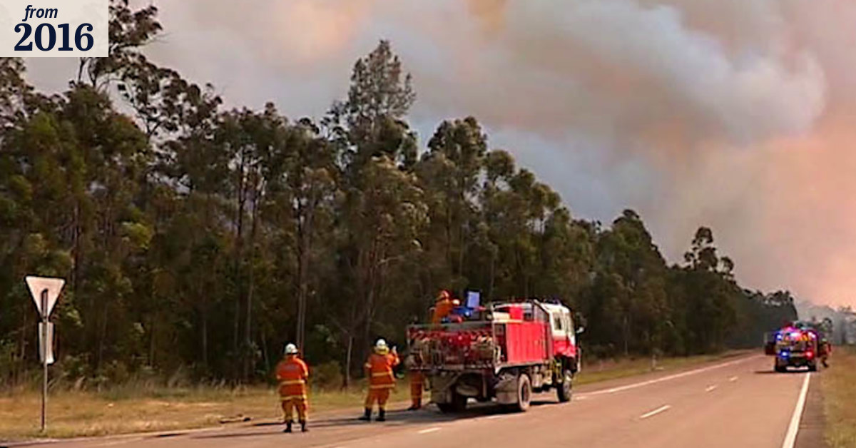 Major NSW bushfire blaze continues