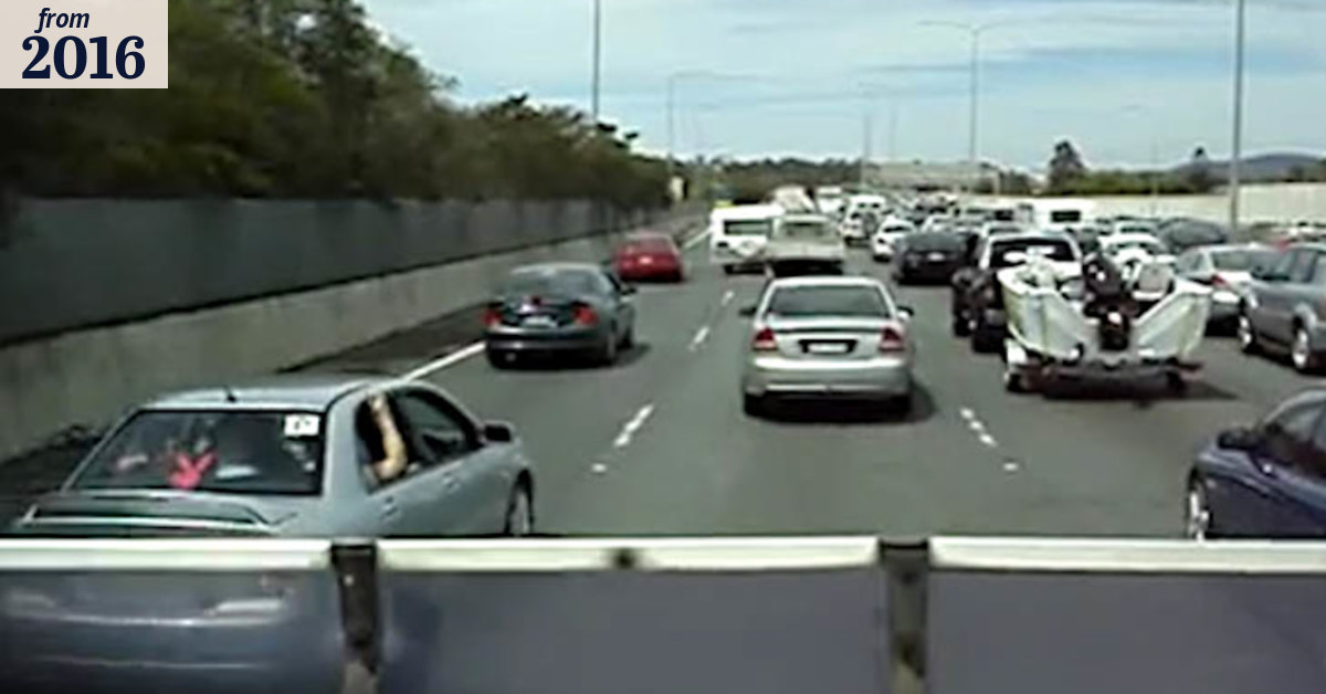 Rush hour to Brisbane lasts four hours