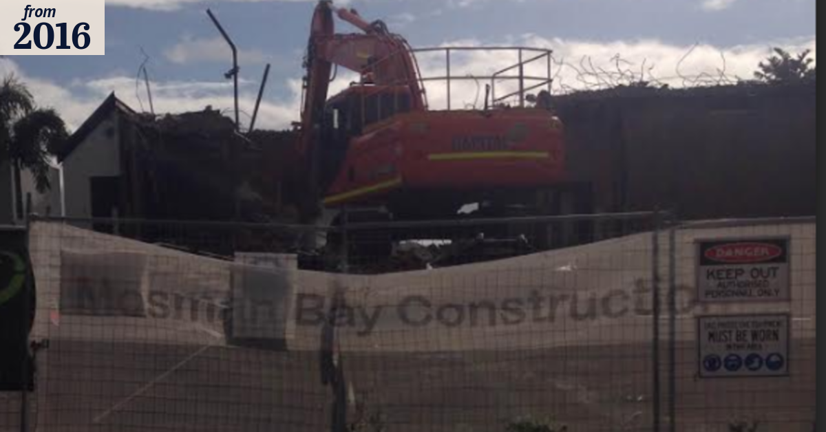 Fire damaged mansion on $15 million Mosman Park property finally bulldozed