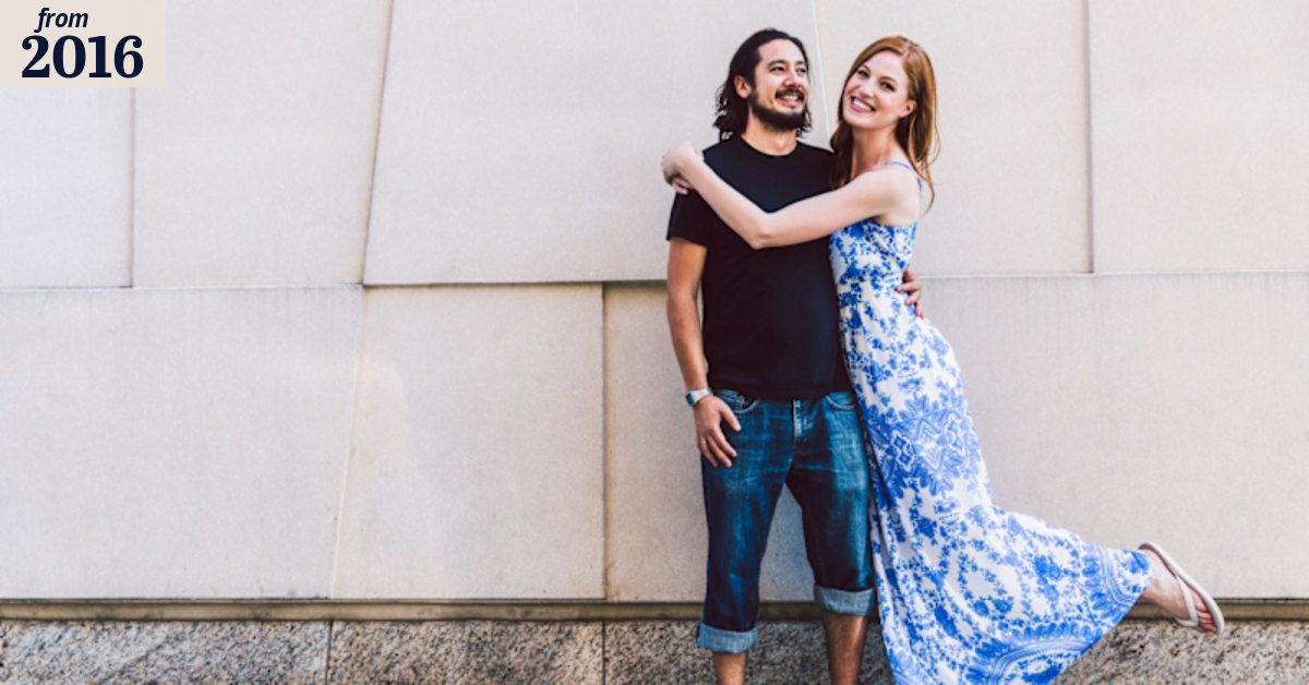 Love at first sight: how Alison and Duncan Ransom met