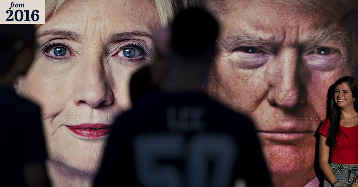 Second US presidential debate: Hillary Clinton and Donald Trump in ...