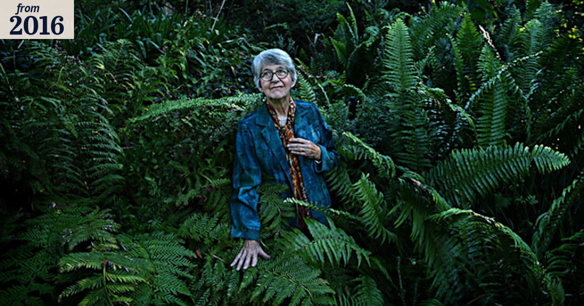 The botanist who has grown with the garden