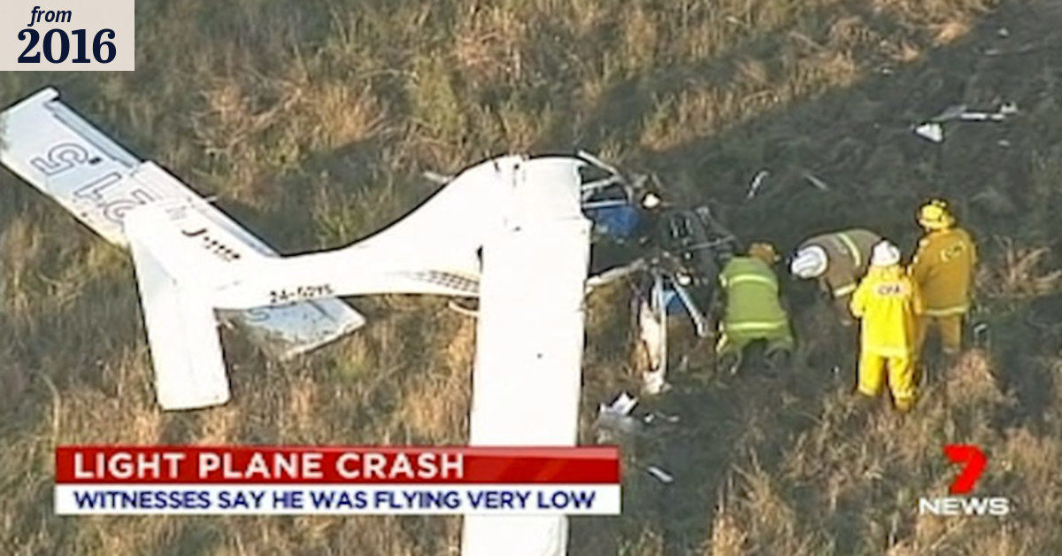 Pilot dies after light plane crash