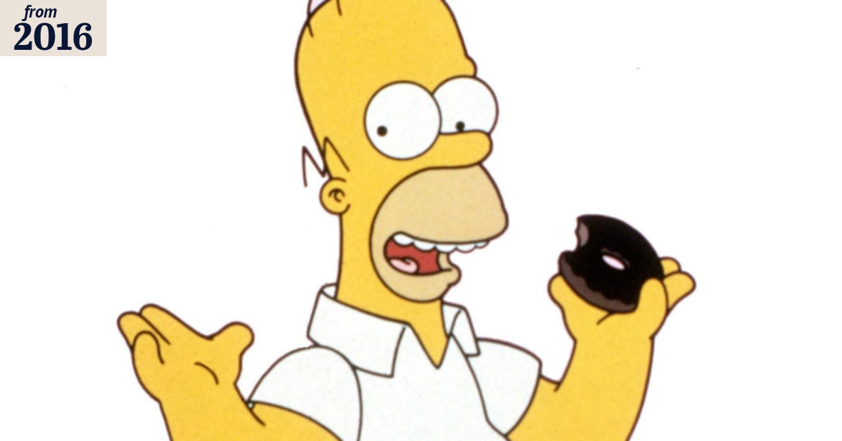 D'oh! Springfield's finest Homer Simpson celebrates his 60th birthday