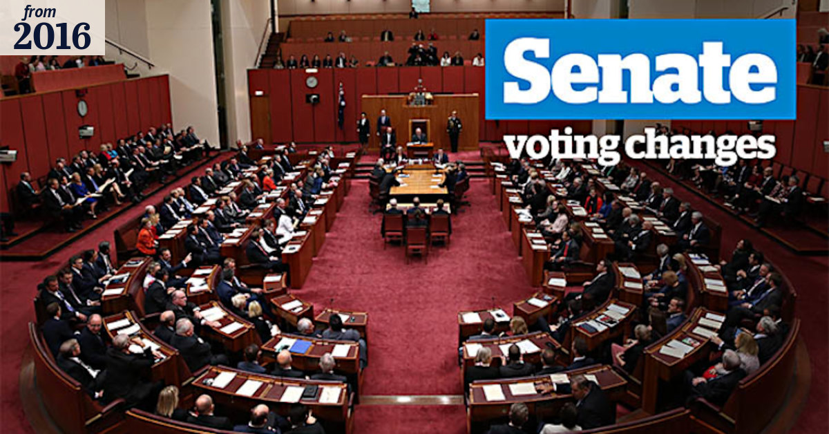 Election 2016: Senate voting changes