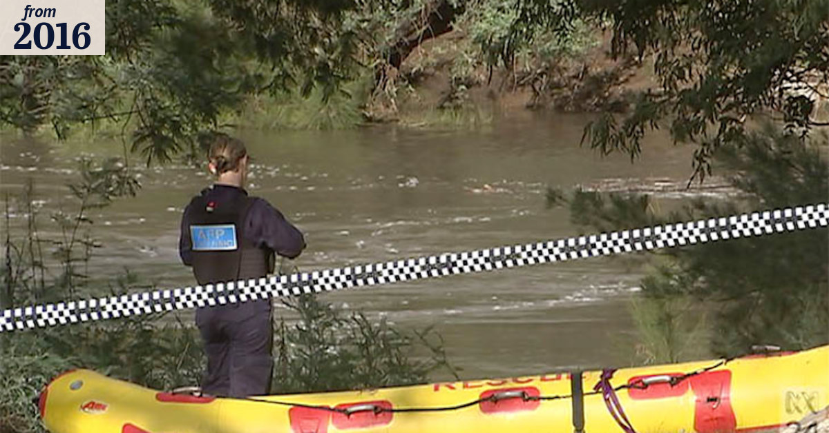 River death near Canberra