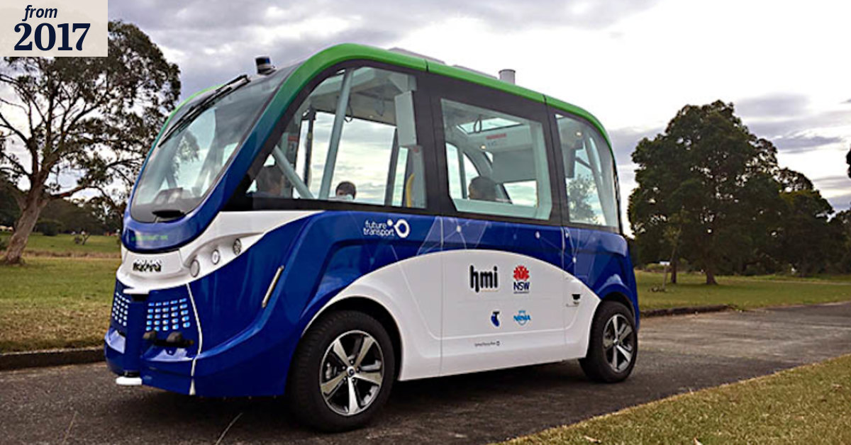 Driverless bus to trial in Sydney